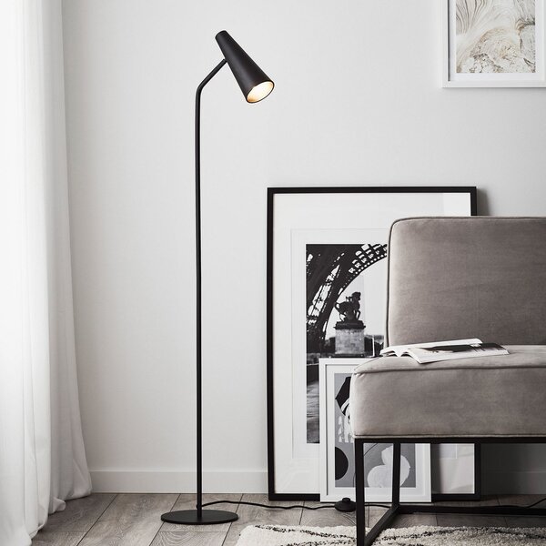 Stojací Lampa Markslöjd, Peak, Černá, Obývací pokoj, Kov, Moderní