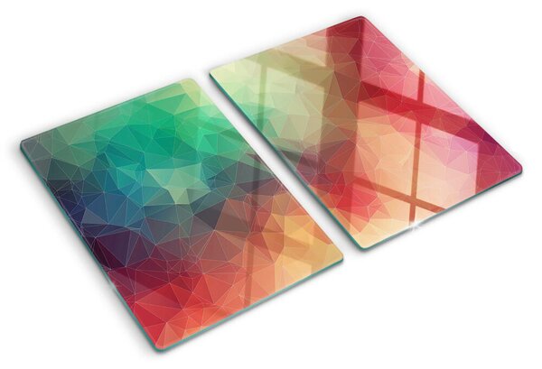 Skleněné krájecí prkénko Abstraktní geometrický vzor ddk-nr-wm-00005966
