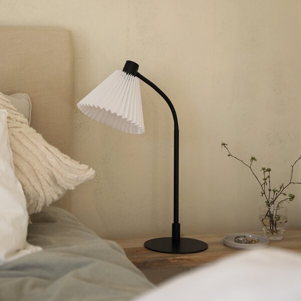 Stolní lampa Markslöjd, Mira, Černá, Obývací pokoj, Kov, Skandinávský