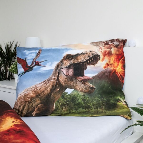 Bavlněné dětské povlečení na jednolůžko 140x200 cm Jurassic World "Volcano" – Jerry Fabrics