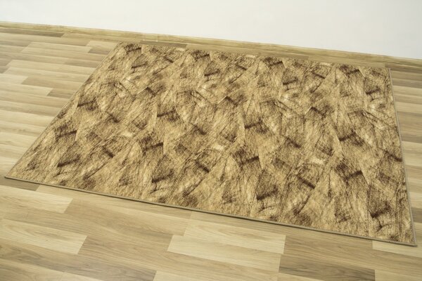 Makro Abra Kusový koberec Brush 17 Béžový Hnědý Rozměr: 100x150 cm
