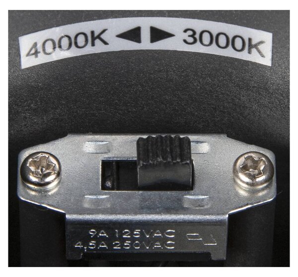 LA 1004679 OVALISK WL Sensor venkovní LED nástěnné přisazené svítidlo antracit CCT switch 3000/4000 K - BIG WHITE (SLV)