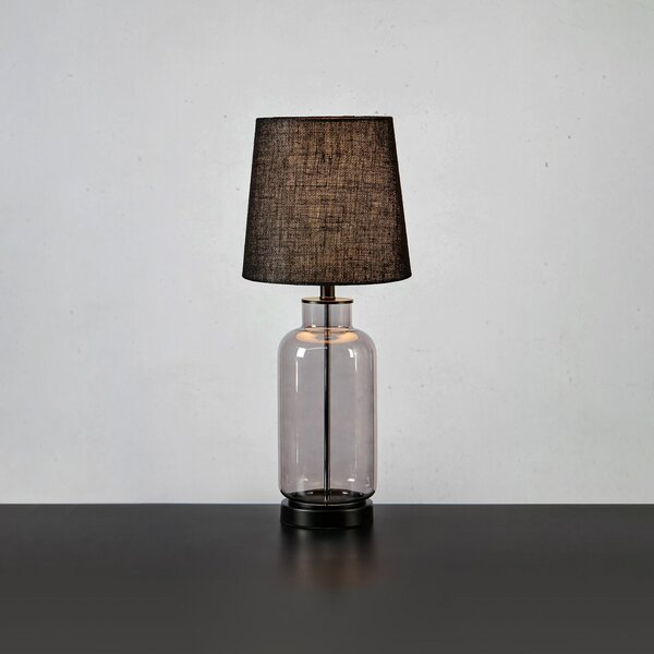 Stolní lampa Markslöjd, Costero, Černá, Obývací pokoj, Sklo