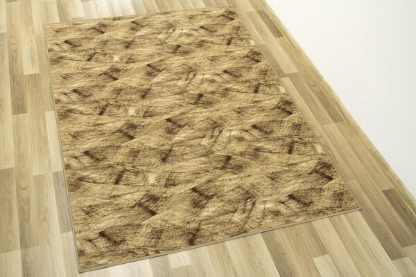 Makro Abra Kusový koberec Brush 17 Béžový Hnědý Rozměr: 100x150 cm