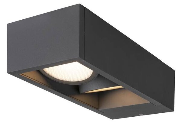 LA 1004748 ESKINA FRAME WL venkovní LED nástěnné přisazené svítidlo double antracit CCT switch 3000/4000 K - BIG WHITE (SLV)