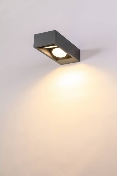 LA 1004748 ESKINA FRAME WL venkovní LED nástěnné přisazené svítidlo double antracit CCT switch 3000/4000 K - BIG WHITE (SLV)