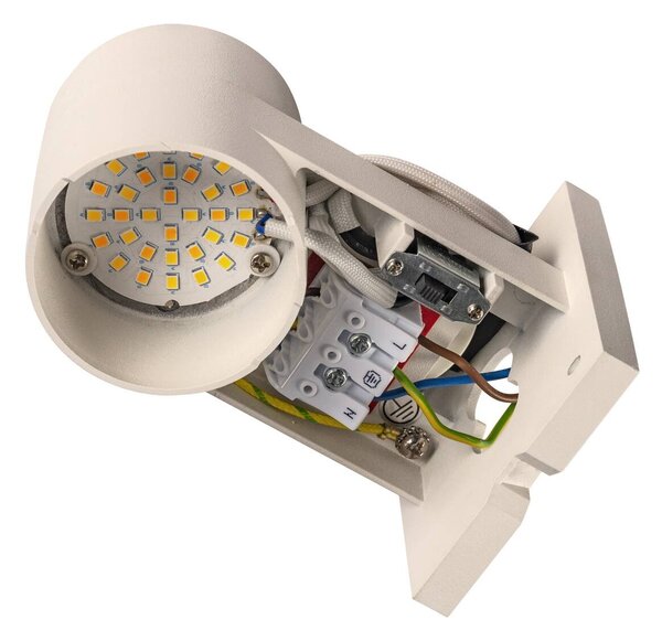 LA 1004650 RUSTY® UP/DOWN WL venkovní LED nástěnné přisazené svítidlo hranaté rezavé CCT switch 3000/4000 K - BIG WHITE (SLV)