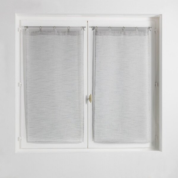 Světle šedé voálové záclony v sadě 2 ks 60x90 cm Milza – douceur d'intérieur