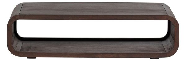 Konferenční stolek z mangového dřeva v tmavě přírodní barvě 60x120 cm Kinu – WOOOD