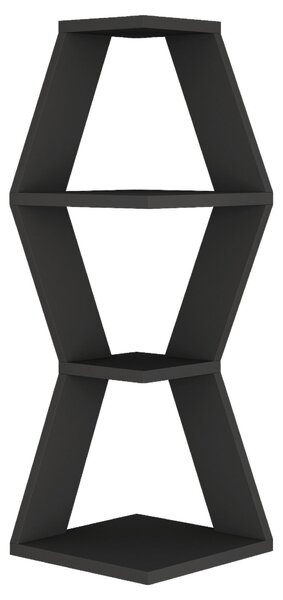 NÁSTĚNNÁ POLICE, antracitová, 30/86/30 cm Livetastic - Nástěnné police, Online Only