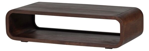 Konferenční stolek z mangového dřeva v tmavě přírodní barvě 60x120 cm Kinu – WOOOD