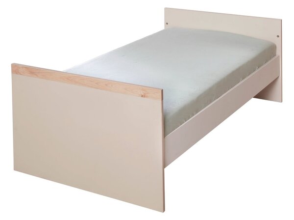 Béžová/v přírodní barvě postýlka s nastavitelnou výškou 70x140 cm Jil – Roba
