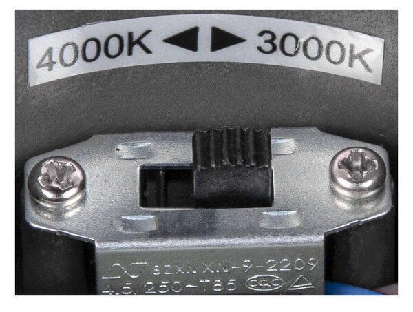LA 1004677 OVALISK CL venkovní LED stropní přisazené svítidlo antracit CCT switch 3000/4000 K - BIG WHITE (SLV)
