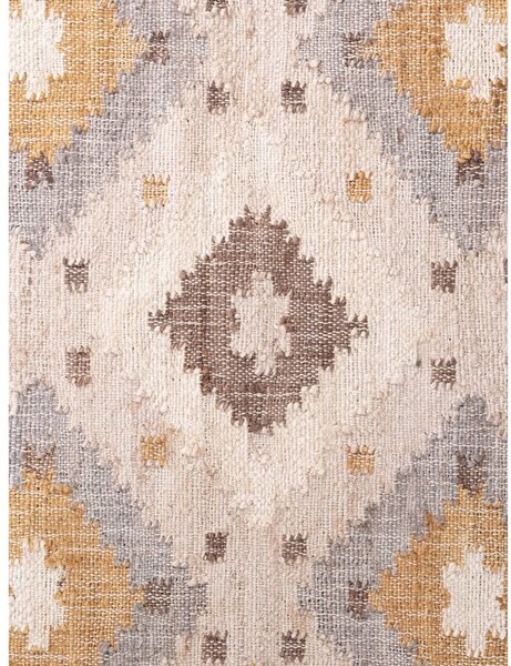 Krémový ručně tkaný jutový koberec 160x230 cm Roya Imani – Elle Decoration