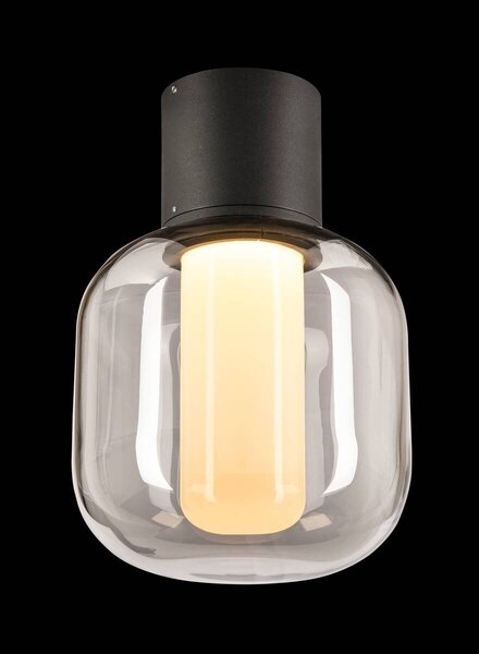 LA 1004677 OVALISK CL venkovní LED stropní přisazené svítidlo antracit CCT switch 3000/4000 K - BIG WHITE (SLV)