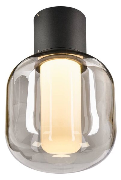 LA 1004677 OVALISK CL venkovní LED stropní přisazené svítidlo antracit CCT switch 3000/4000 K - BIG WHITE (SLV)