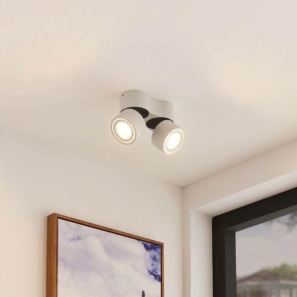 Stropní Lampa Arcchio, Rotari, stmívatelné, Bílá, Chodba, Hliník, Moderní