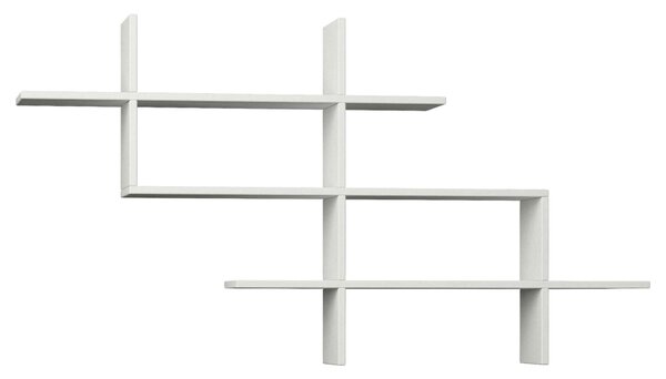 NÁSTĚNNÁ POLICE, bílá, 150/82/22 cm Livetastic - Nástěnné police, Online Only