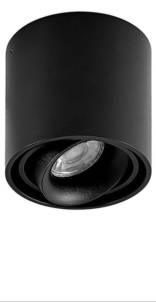Stropní Lampa Arcchio, Walza, stmívatelné, Černá, Chodba, Hliník, Moderní