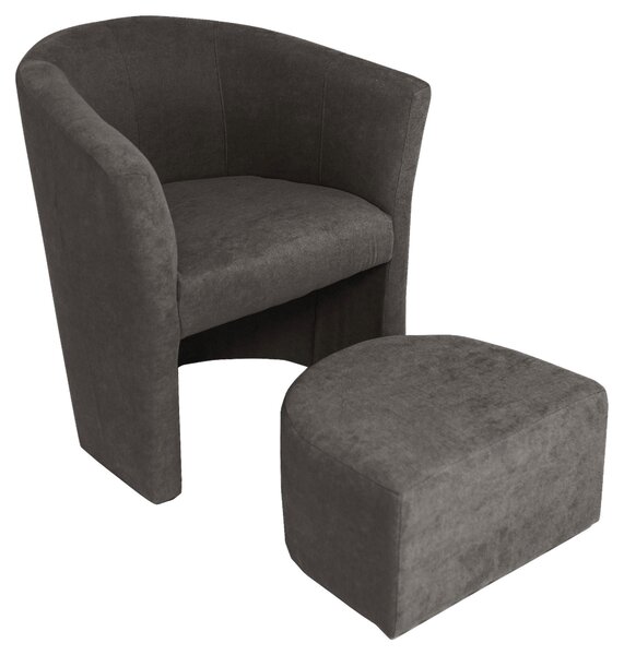 KŘESLO, textil, šedá Ti'me - Křesla klasická