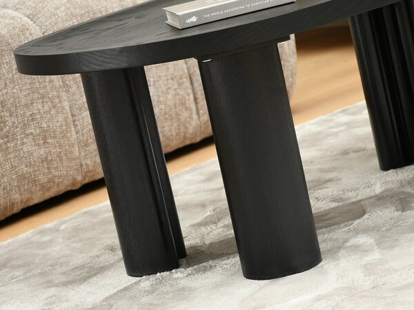 Konferenční stolek Agujeros (černá). Akce -9%