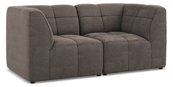 Hnědá pohovka z textilie bouclé 180 cm Aloha – Makamii