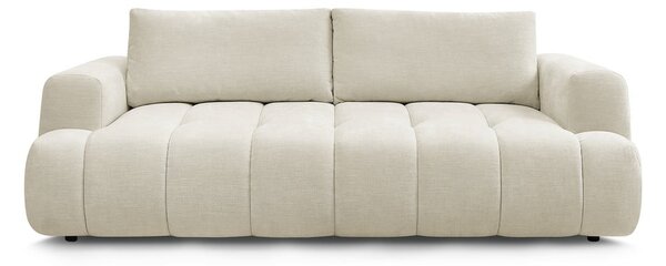 Béžová rozkládací/s úložným prostorem pohovka 251 cm Fuji – Bobochic Paris