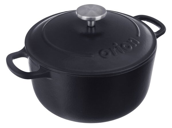 Litinový hrnec s pokličkou na indukci 3,3 l LITINA SMALT – Orion
