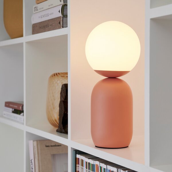 Stolní lampa Nordlux, Notti, Oranžová, Obývací pokoj, Kov, Skandinávský