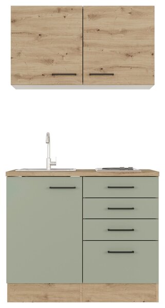 MINIKUCHYNĚ CARA 100 100 cm FlexWell - Online Only kuchyňské linky, Online Only