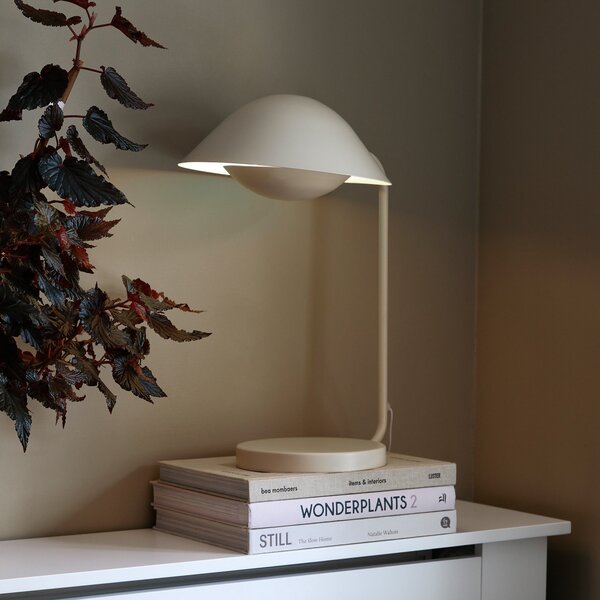 Stolní lampa Nordlux, Freya, Béžová, Obývací pokoj, Kov