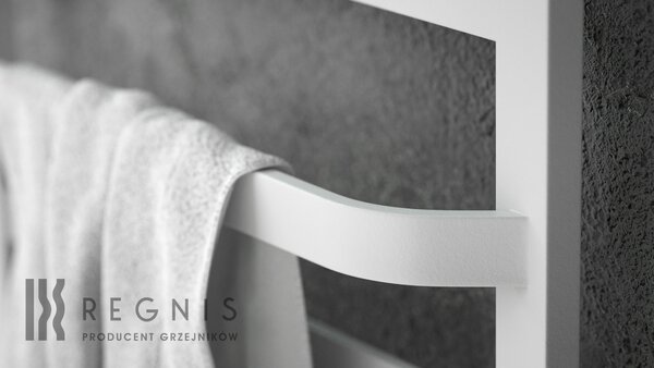 Regnis LOX DUO, topné těleso 540x570mm, 456W, bílá matná, LOXDUO570/540/D500/WHITE