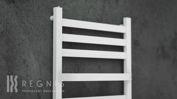 Regnis LOX DUO, topné těleso 540x570mm, 456W, bílá matná, LOXDUO570/540/D500/WHITE