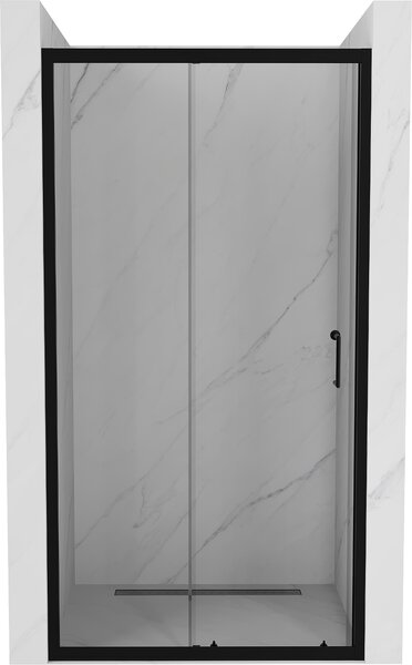 Mexen APIA sprchové posuvné dveře do otvoru 110cm, černá, 845-110-000-70-00