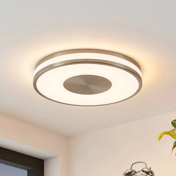 Stropní Lampa Lindby, Fjella, stmívatelné, Metalická, Obývací pokoj, Kov, Moderní