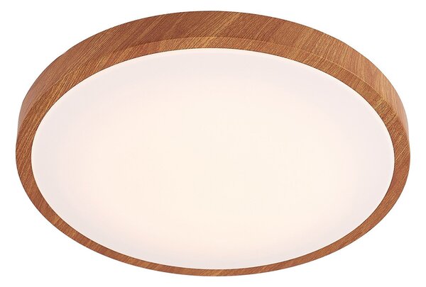 Stropní Lampa Lindby, Mynte, Dřevo, Obývací pokoj, Plast, Moderní