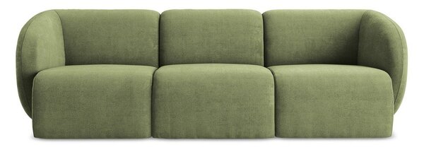 Zelená žinylková pohovka 244 cm Lani – Makamii