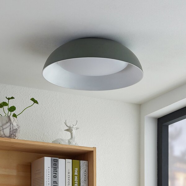 Stropní lampa Lindby, Juliven, Šedá, Obývací pokoj, Kov, Moderní