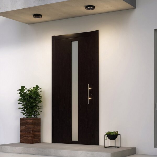 Stropní Lampa Lucande, Kelissa, Černá, Koupelna, Kov, Moderní