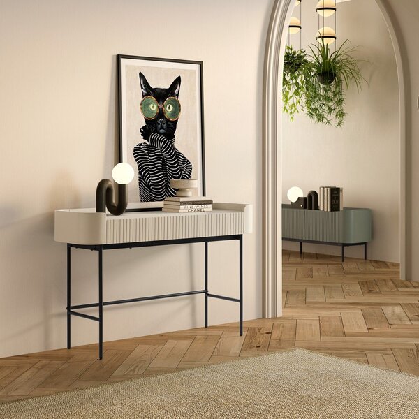 Zelený TV stolek 180x55x40 cm Willa – MOME