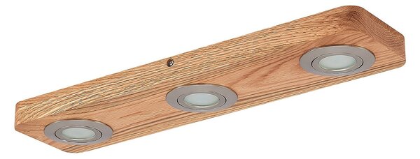 Stropní Lampa Lindby, Mikari, Dřevo, Obývací pokoj, Dřevo, Moderní
