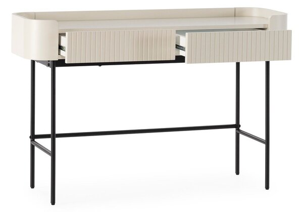 Krémový konzolový stolek 40x120 cm Willa – MOME
