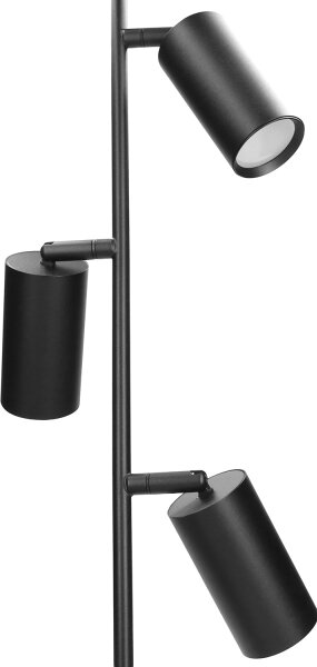 Brilagi - Stojací lampa SELE 3xGU10/30W/230V černá