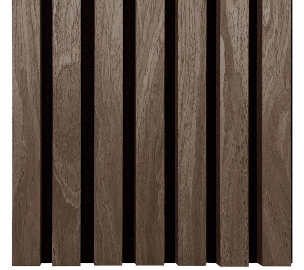 Nordic Living Ořechový akustický panel Zuis 240 x 60 cm
