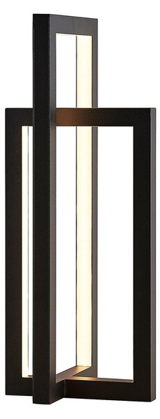 Stolní lampa Lucande, Hylda, stmívatelné, Černá, Obývací pokoj, Kov, Moderní