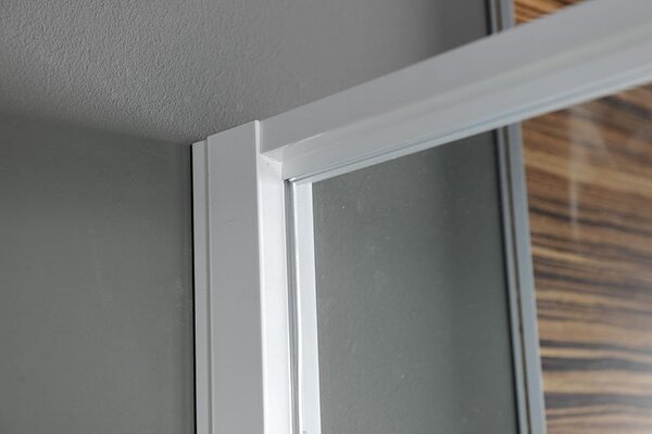 Aqualine Aqualine, AMICO sprchové dveře výklopné 1040-1220x1850mm, čiré sklo, G100