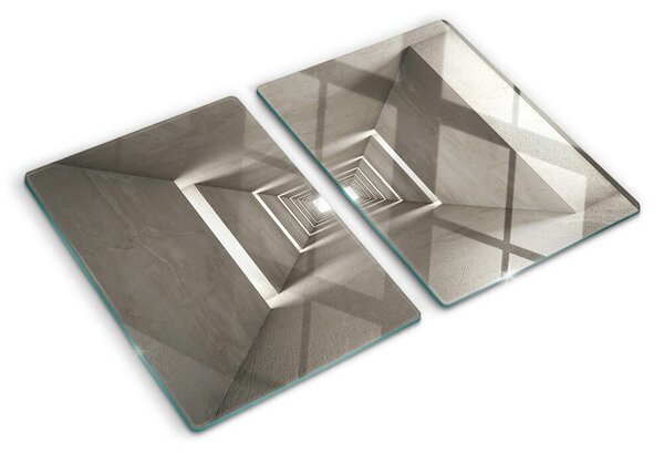 Skleněná krájecí deska Geometrický interiér s efektem hloubky ddk-nr-wm-00006015