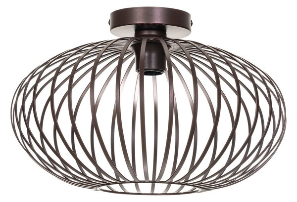 Stropní Lampa Lindby, Nahele, stmívatelné, Hnědá / Rezavá, Obývací pokoj, Kov, Vintage