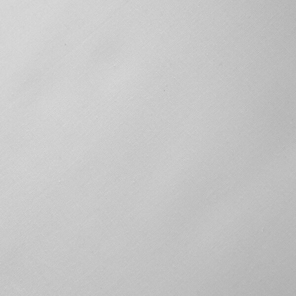 Šedé napínací prostěradlo z bavlněného perkálu 185x200 cm Cotton Percale – Bianca