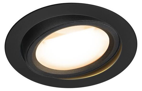 LA 1004668 OCULUS DL MOVE vnitřní LED stropní zápustné svítidlo černé DIM-TO-WARM 2000–3000 K - BIG WHITE (SLV)